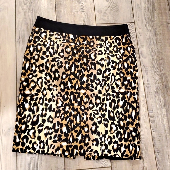 White House Black Market Dresses & Skirts - Reg $110 White House black market skirt animal print skirt size 14